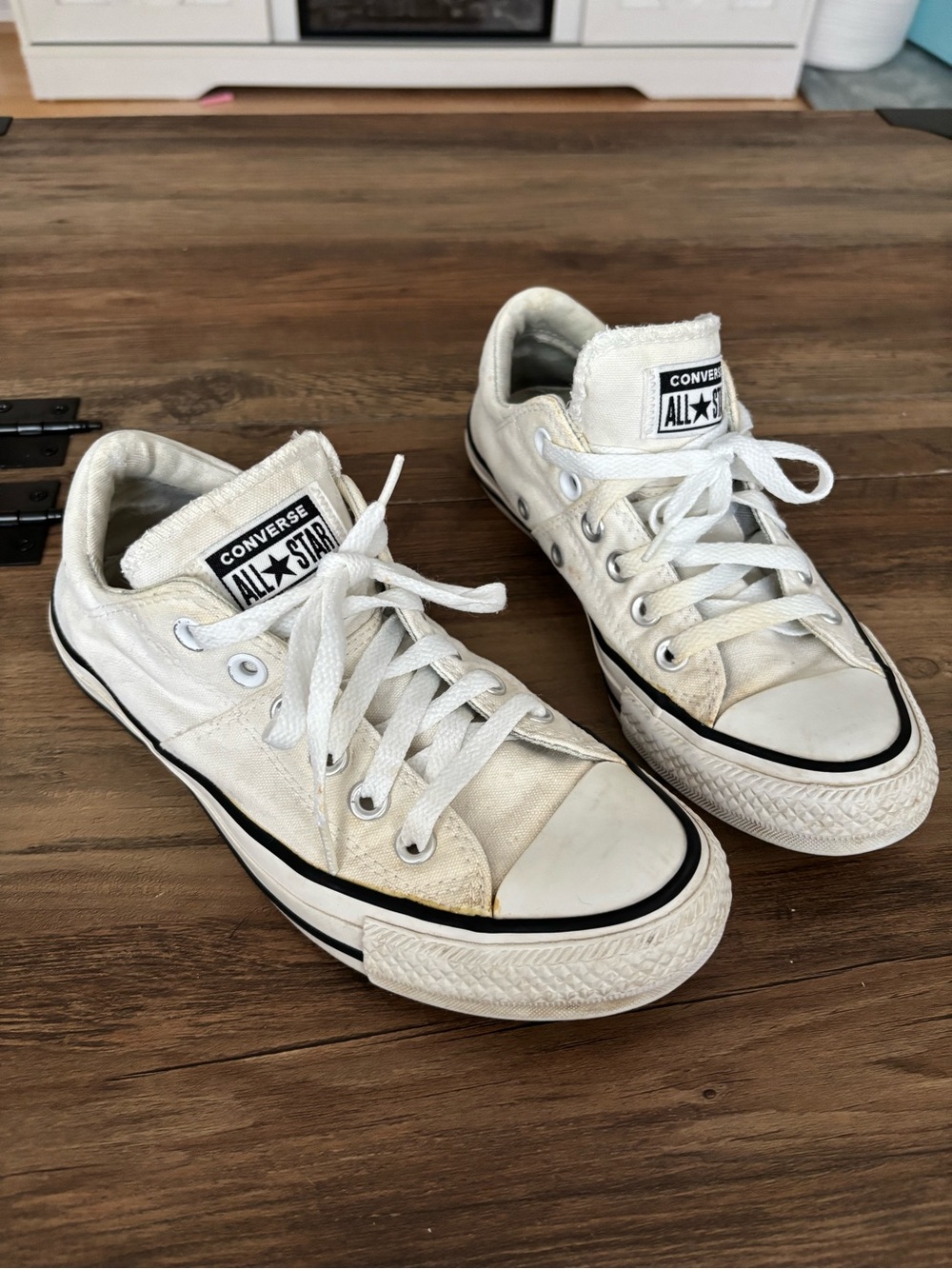 Women’s White Converse All Stars
